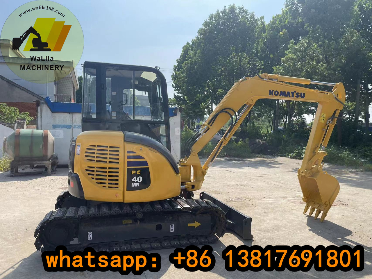 KOMATSU PC 40 MR-3 - Міні-екскаватор: фото 1 KOMATSU PC 40 MR-3 - Міні-екскаватор: фото 1