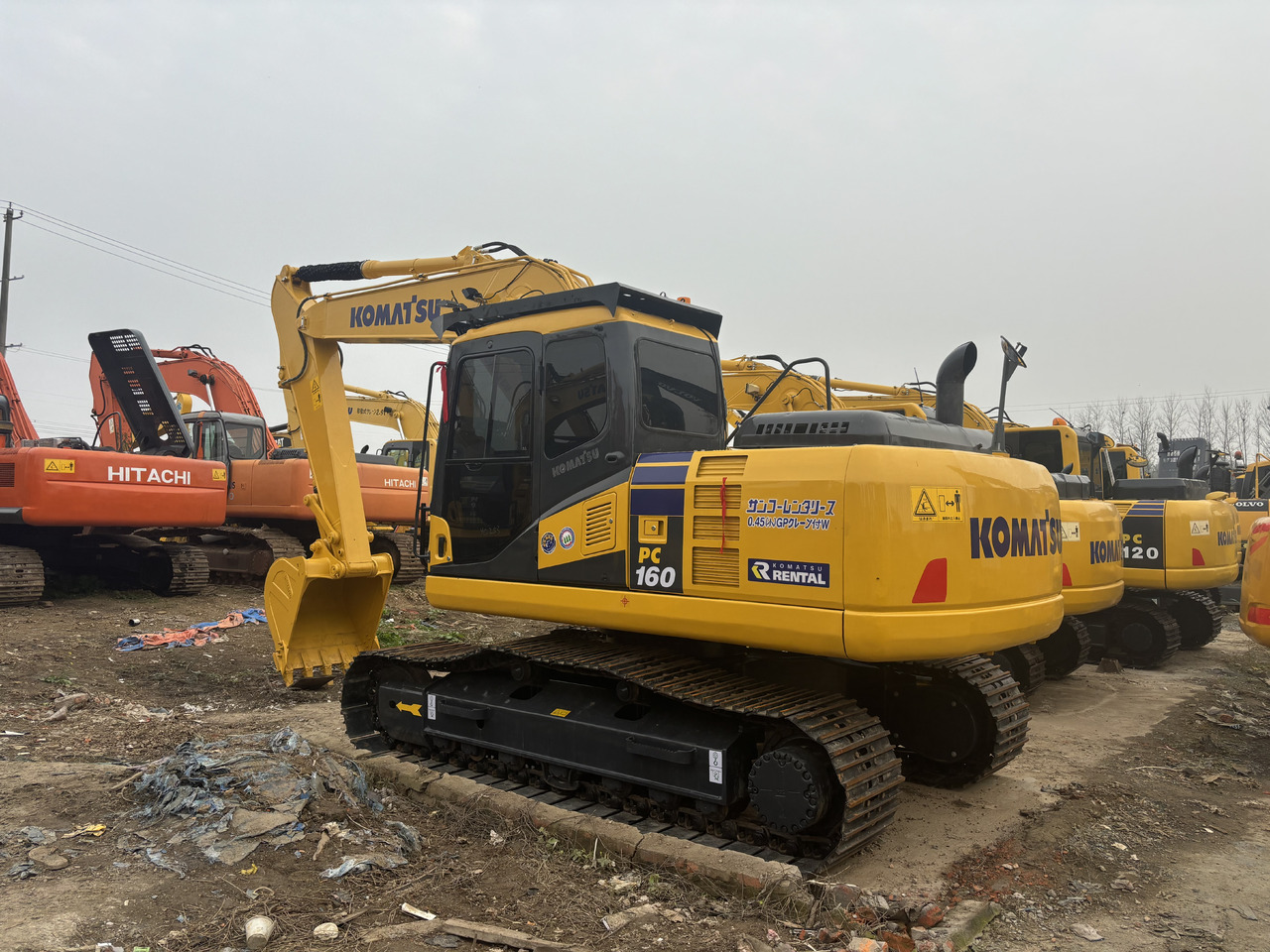 KOMATSU PC160 - Гусеничний екскаватор: фото 1 KOMATSU PC160 - Гусеничний екскаватор: фото 1