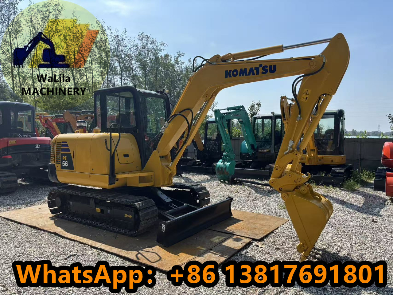 KOMATSU PC56-7 - Міні-екскаватор: фото 1 KOMATSU PC56-7 - Міні-екскаватор: фото 1