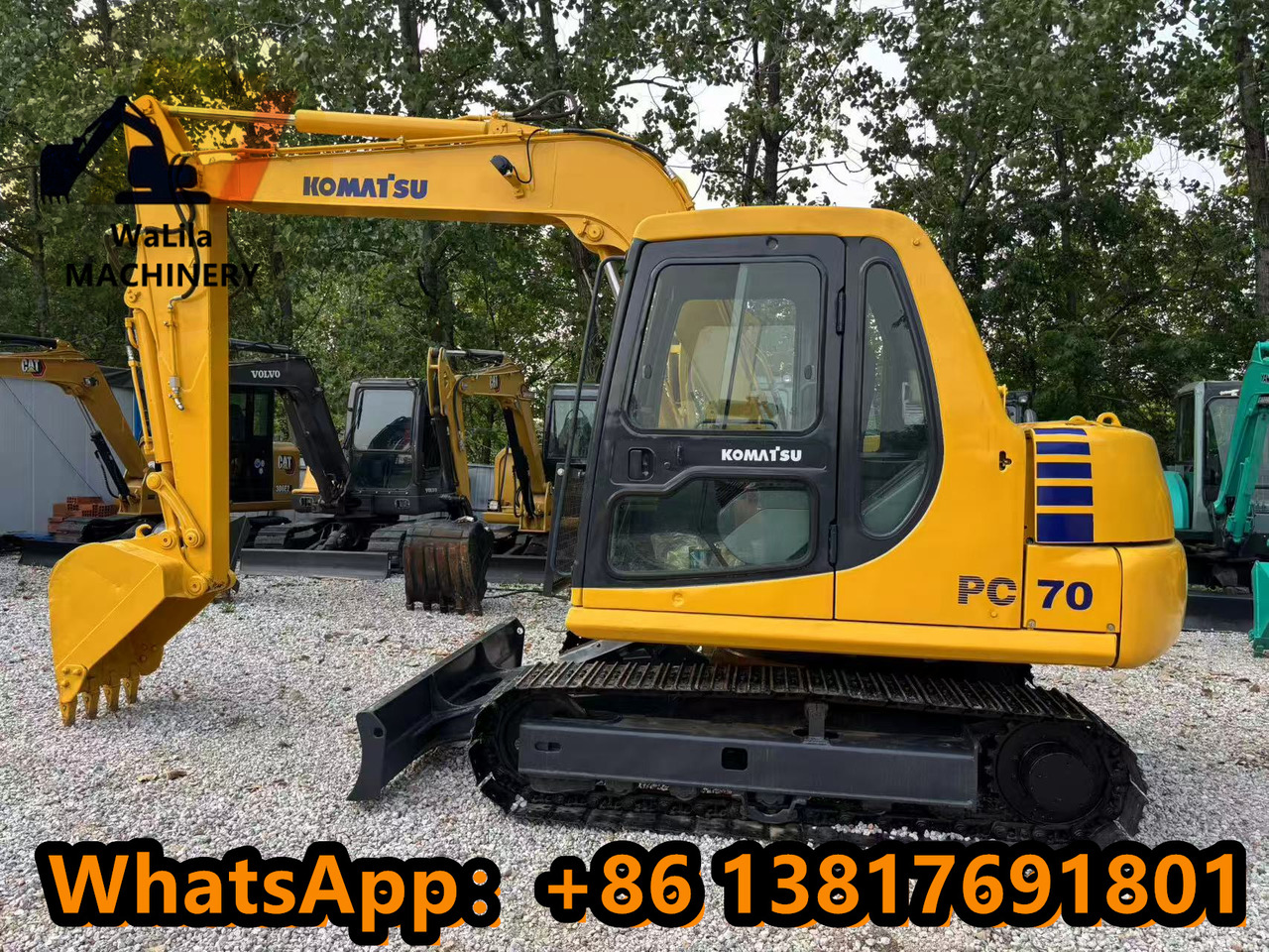 KOMATSU PC70 - Міні-екскаватор: фото 1 KOMATSU PC70 - Міні-екскаватор: фото 1