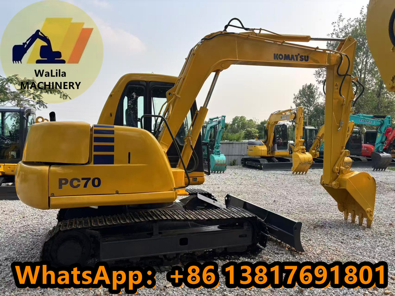 KOMATSU PC70 - Міні-екскаватор: фото 2 KOMATSU PC70 - Міні-екскаватор: фото 2