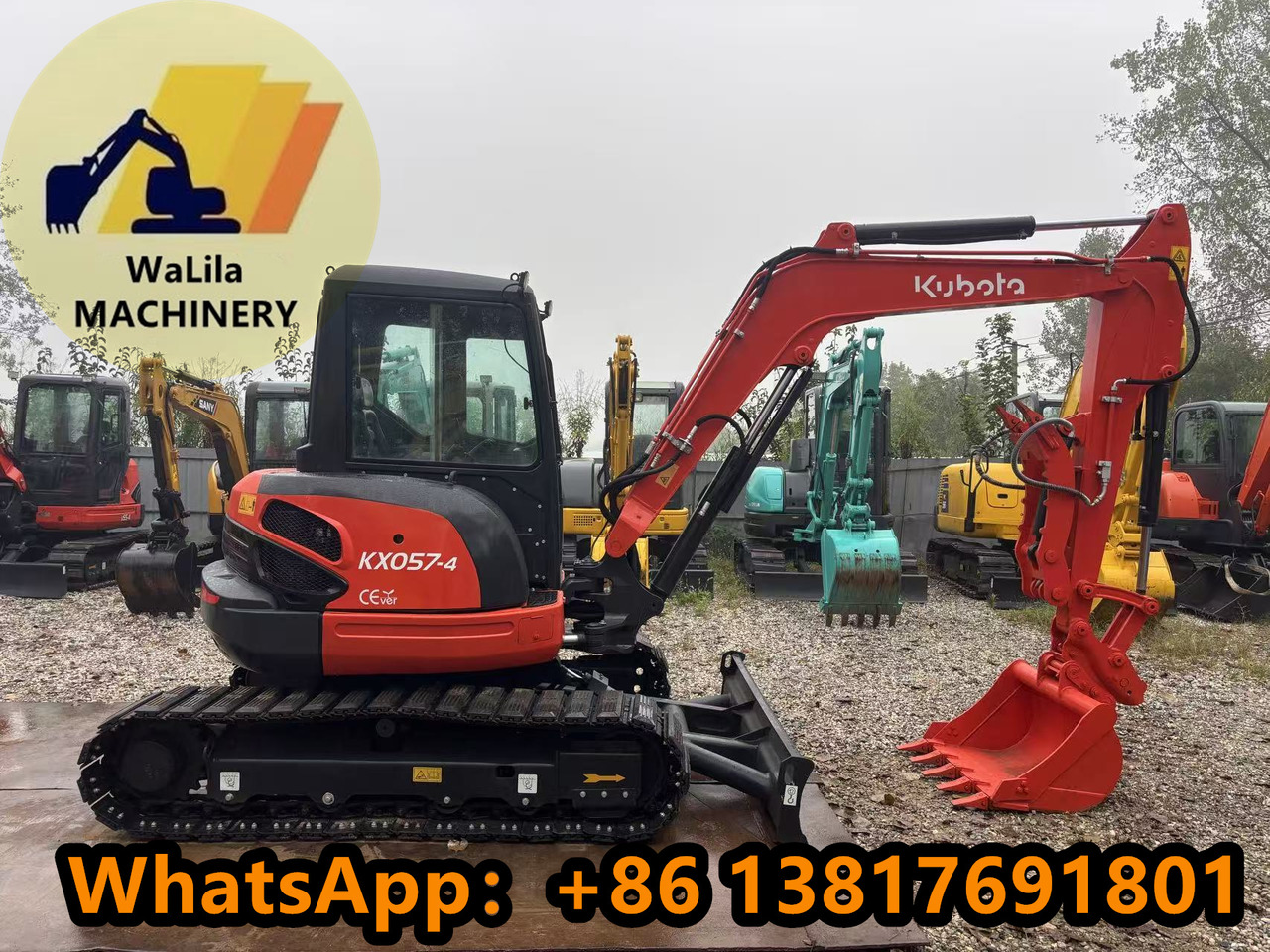 KUBOTA KX057-4 - Міні-екскаватор: фото 1 KUBOTA KX057-4 - Міні-екскаватор: фото 1