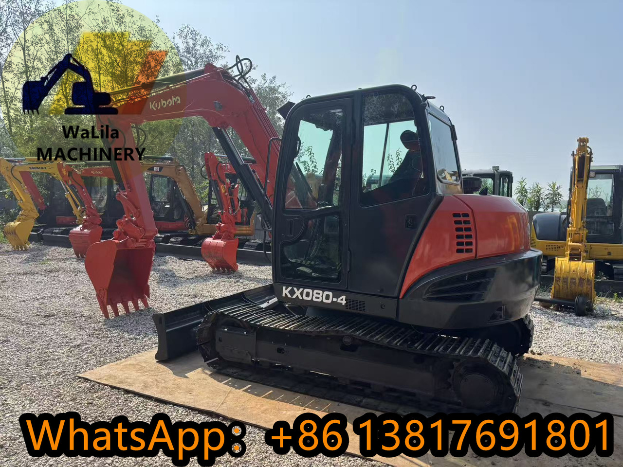 KUBOTA KX080-4 - Міні-екскаватор: фото 4 KUBOTA KX080-4 - Міні-екскаватор: фото 4