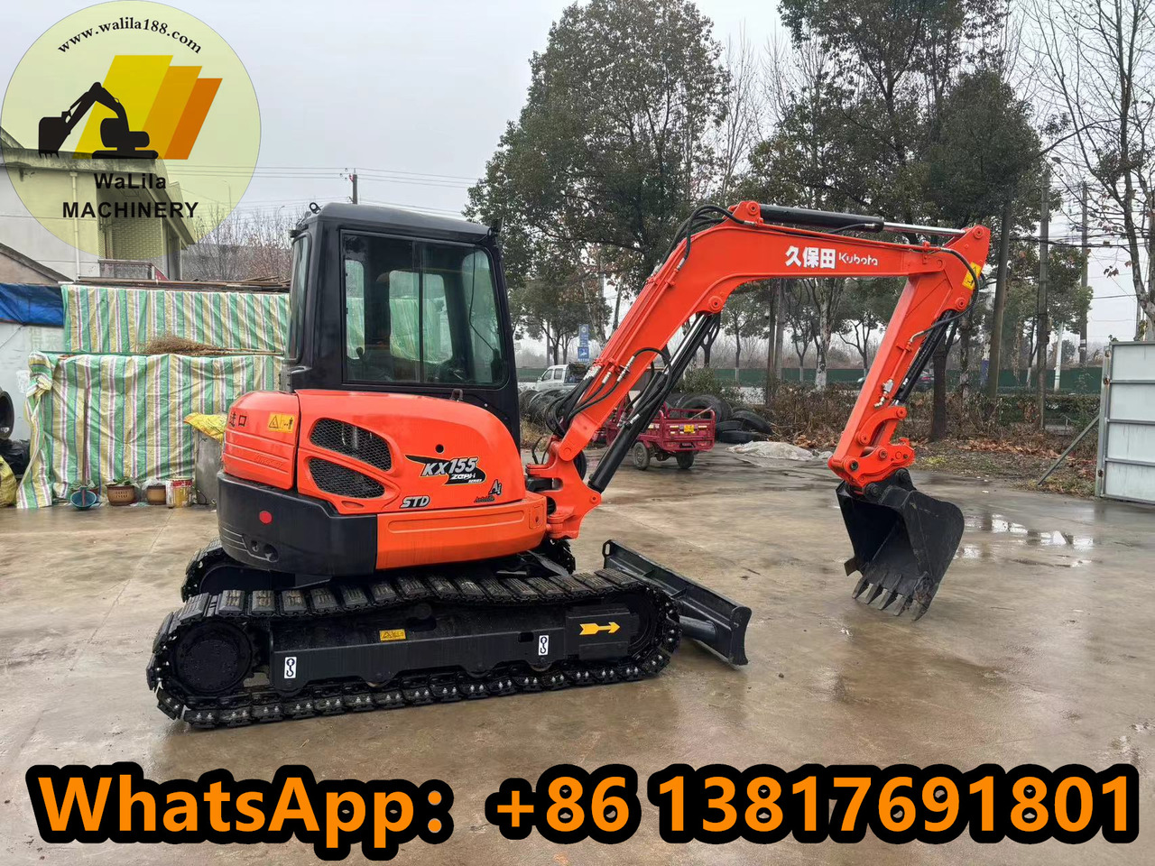 KUBOTA kx155-5 - Міні-екскаватор: фото 1 KUBOTA kx155-5 - Міні-екскаватор: фото 1