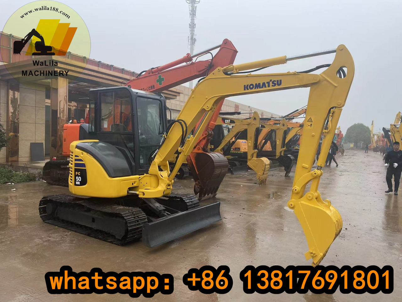 Komatsu PC 50 MR KOMATSU mini excavator Komatsu PC60, PC55, PC50 - Міні-екскаватор: фото 1 Komatsu PC 50 MR KOMATSU mini excavator Komatsu PC60, PC55, PC50 - Міні-екскаватор: фото 1