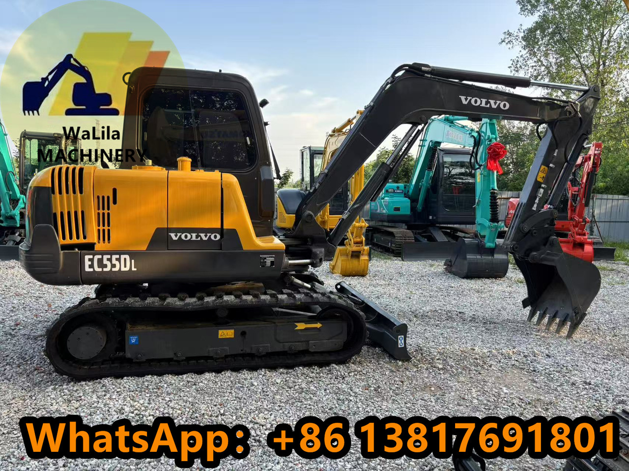 VOLVO EC55 Rubber track version - Міні-екскаватор: фото 2 VOLVO EC55 Rubber track version - Міні-екскаватор: фото 2