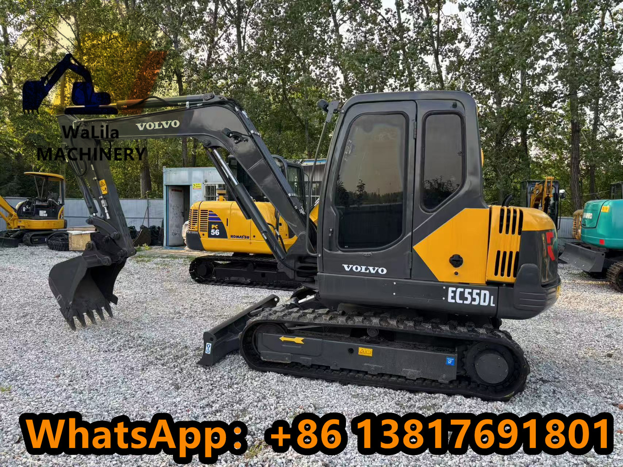 VOLVO EC55 Rubber track version - Міні-екскаватор: фото 1 VOLVO EC55 Rubber track version - Міні-екскаватор: фото 1