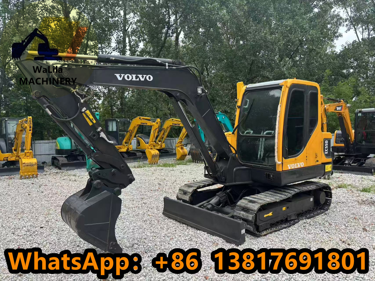 Volvo EC55D - Міні-екскаватор: фото 4 Volvo EC55D - Міні-екскаватор: фото 4