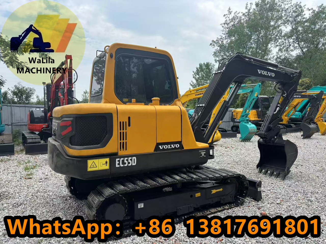 Volvo EC55D - Міні-екскаватор: фото 3 Volvo EC55D - Міні-екскаватор: фото 3