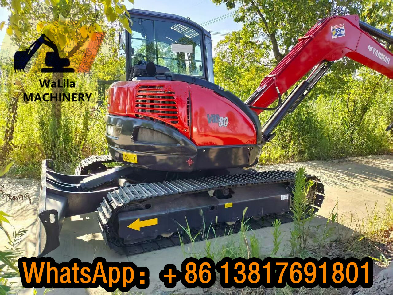YANMAR VIO80 - Міні-екскаватор: фото 1 YANMAR VIO80 - Міні-екскаватор: фото 1