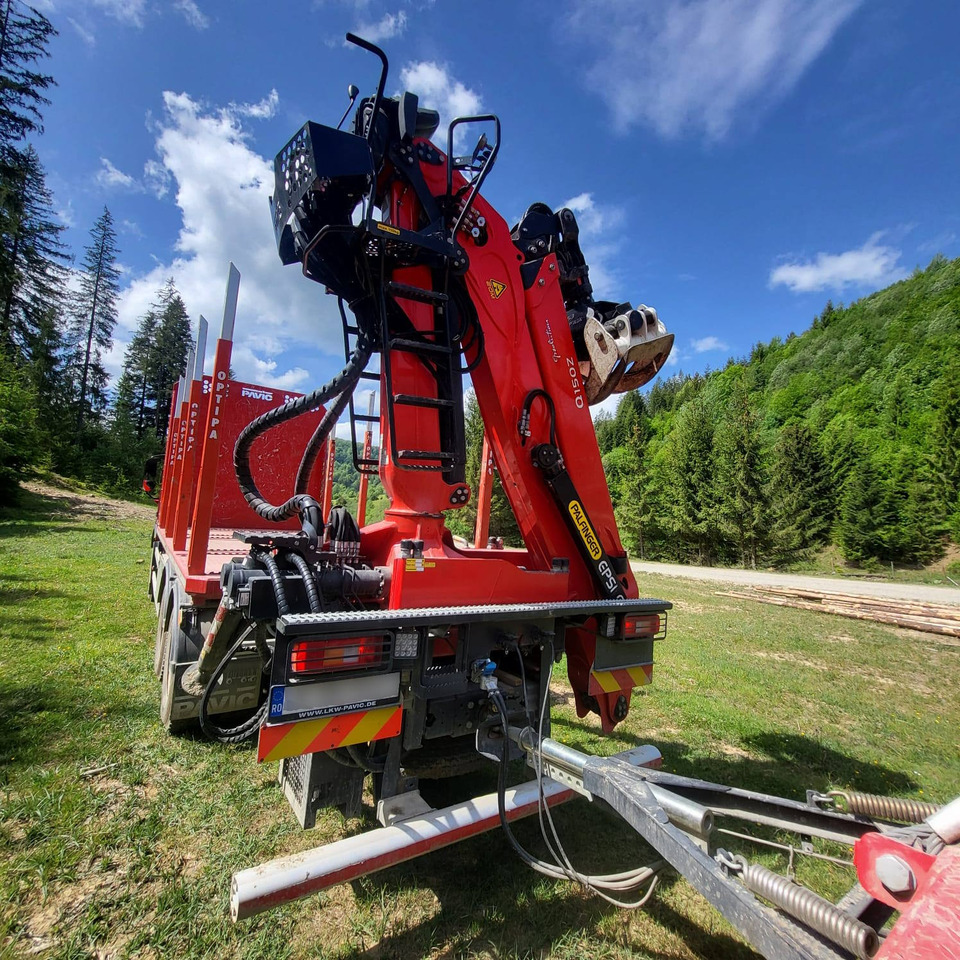 Лісовоз, Вантажівка з маніпулятором Для транспортування ліси VOLVO FMX 500: фото 9