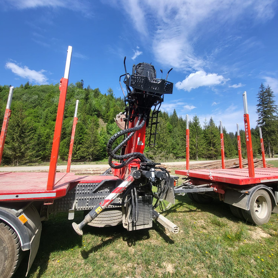 Лісовоз, Вантажівка з маніпулятором Для транспортування ліси VOLVO FMX 500: фото 8