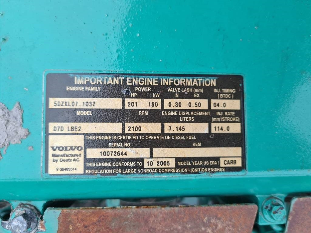 Volvo D7D LBE2 Engine for Volvo L120E, L110E Wheel loade - Двигун в категорії Будівельна техніка: фото 3 Volvo D7D LBE2 Engine for Volvo L120E, L110E Wheel loade - Двигун в категорії Будівельна техніка: фото 3