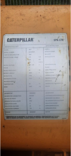 Електричний генератор Caterpillar SR 4 Stromaggregat: фото 6