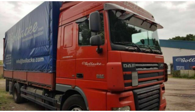 DAF 105-410Spacs Cap G.Haus/Hoch German TrucRetarder - Тентована вантажівка: фото 1 DAF 105-410Spacs Cap G.Haus/Hoch German TrucRetarder - Тентована вантажівка: фото 1