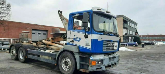 MAN 26.314K 6x2 Blatt/Luft Diff/Sperre - Гаковий мультиліфт вантажівка: фото 2 MAN 26.314K 6x2 Blatt/Luft Diff/Sperre - Гаковий мультиліфт вантажівка: фото 2