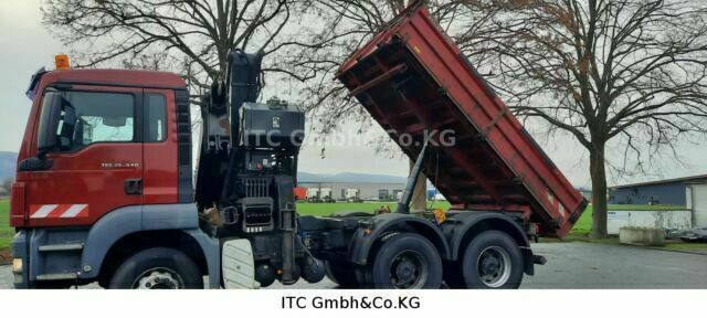 MAN 26.440TGS Kipper+Kran Meiller/Stahl - Самоскид вантажівка, Вантажівка з маніпулятором: фото 5 MAN 26.440TGS Kipper+Kran Meiller/Stahl - Самоскид вантажівка, Вантажівка з маніпулятором: фото 5