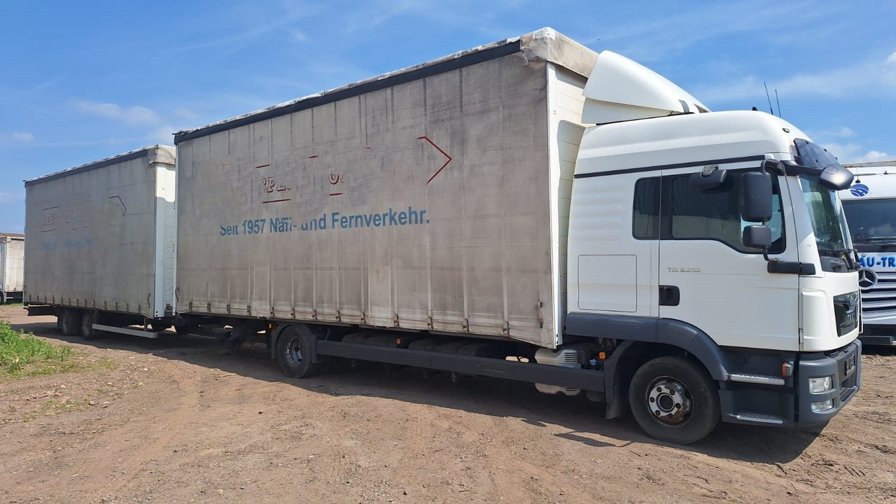 MAN TGL 8.250 Jumbo mit Anh. - Тентований фургон: фото 2 MAN TGL 8.250 Jumbo mit Anh. - Тентований фургон: фото 2