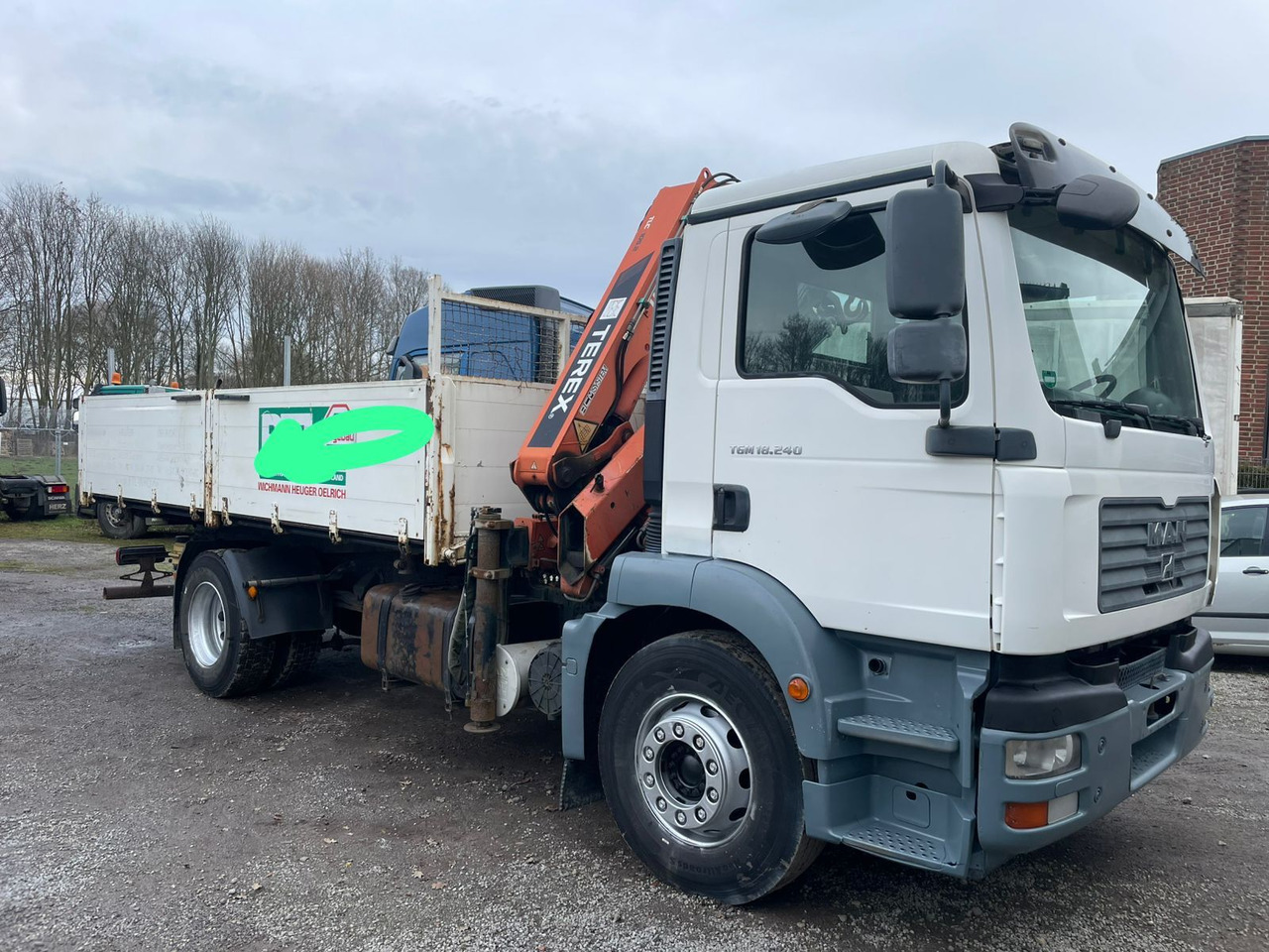 MAN TGM 18.240PS 4x2 3.S-Kipper mit Kran - Самоскид вантажівка, Вантажівка з маніпулятором: фото 4 MAN TGM 18.240PS 4x2 3.S-Kipper mit Kran - Самоскид вантажівка, Вантажівка з маніпулятором: фото 4