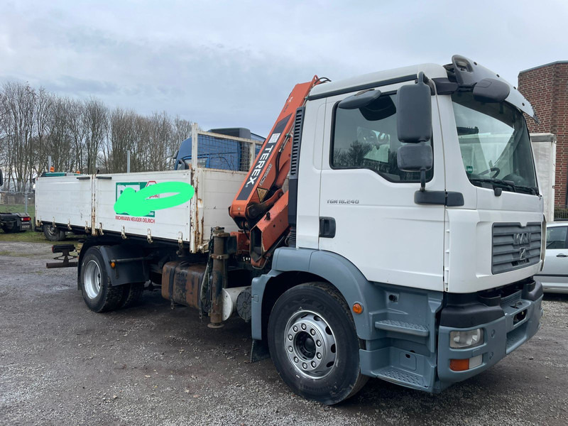 MAN TGM 18.240PS 4x2 3.S-Kipper mit Kran - Самоскид вантажівка, Вантажівка з маніпулятором: фото 4 MAN TGM 18.240PS 4x2 3.S-Kipper mit Kran - Самоскид вантажівка, Вантажівка з маніпулятором: фото 4
