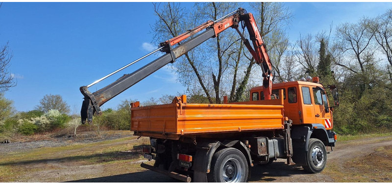 Самоскид вантажівка, Вантажівка з маніпулятором MAN TGM 18.240PS 4x4 3.S-Kipper mit Kran: фото 6