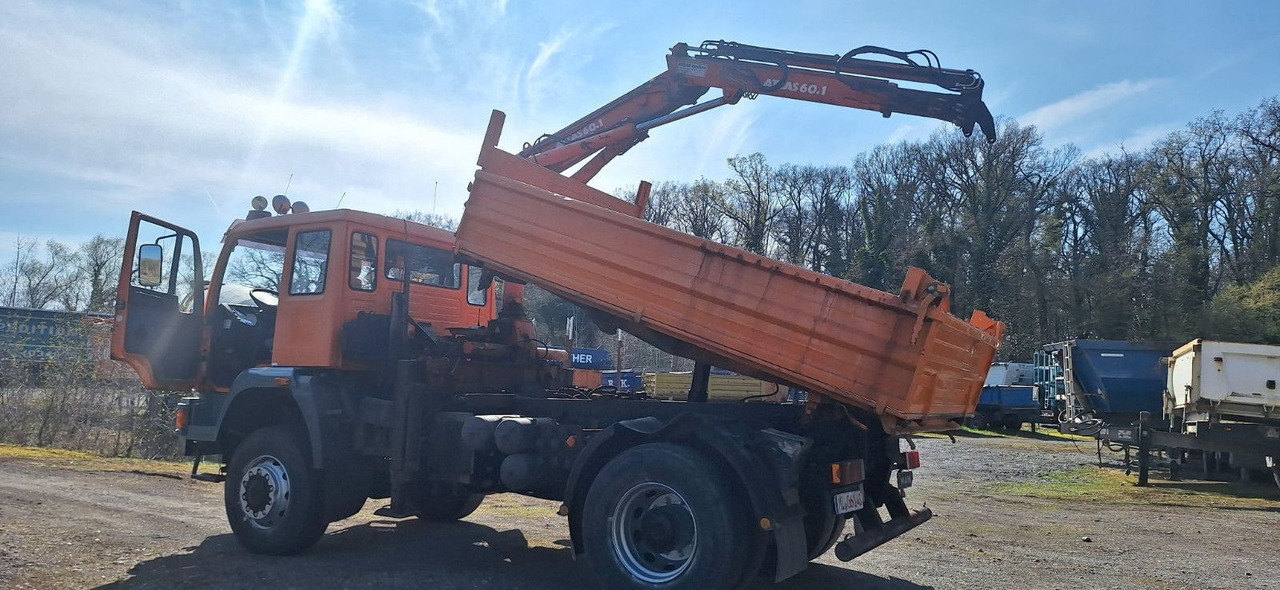 MAN TGM 18.240PS 4x4 3.S-Kipper mit Kran - Самоскид вантажівка, Вантажівка з маніпулятором: фото 4 MAN TGM 18.240PS 4x4 3.S-Kipper mit Kran - Самоскид вантажівка, Вантажівка з маніпулятором: фото 4