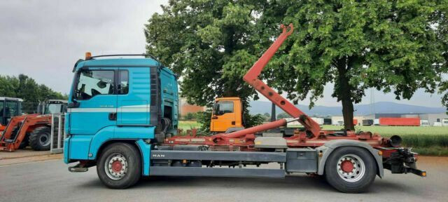 MAN TGS 18.440 Abroller mit Funk +Kran vor - Гаковий мультиліфт вантажівка, Вантажівка з маніпулятором: фото 4 MAN TGS 18.440 Abroller mit Funk +Kran vor - Гаковий мультиліфт вантажівка, Вантажівка з маніпулятором: фото 4