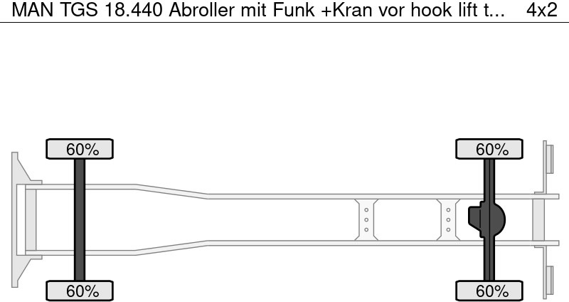 MAN TGS 18.440 Abroller mit Funk +Kran vor в лізинг MAN TGS 18.440 Abroller mit Funk +Kran vor: фото 14