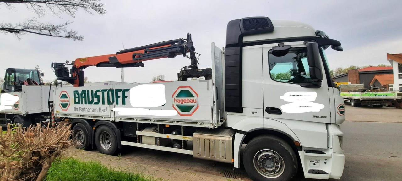 Mercedes-Benz 2545 Actros Pritsche Kran Palfinger PK21001 - Бортова вантажівка/ Платформа, Вантажівка з маніпулятором: фото 3 Mercedes-Benz 2545 Actros Pritsche Kran Palfinger PK21001 - Бортова вантажівка/ Платформа, Вантажівка з маніпулятором: фото 3