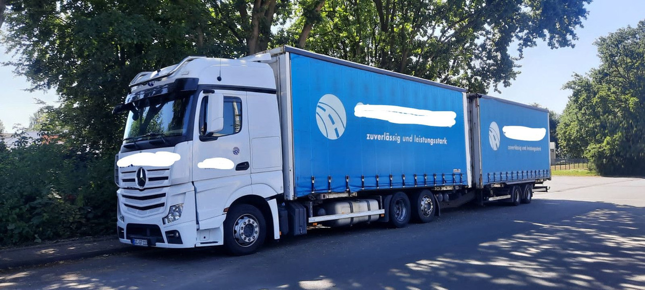Mercedes-Benz 2642 Jumbozug Mit Hänger - Тентована вантажівка: фото 4 Mercedes-Benz 2642 Jumbozug Mit Hänger - Тентована вантажівка: фото 4