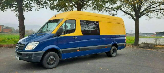 Mercedes-Benz 513CDI Sprinter Doka Maxi - Суцільнометалевий фургон, Вантажопасажирський фургон: фото 1 Mercedes-Benz 513CDI Sprinter Doka Maxi - Суцільнометалевий фургон, Вантажопасажирський фургон: фото 1