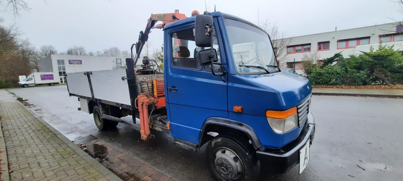 Mercedes-Benz 814 Pritsche mit Kran+Greifer - Бортова вантажівка/ Платформа, Вантажівка з маніпулятором: фото 4 Mercedes-Benz 814 Pritsche mit Kran+Greifer - Бортова вантажівка/ Платформа, Вантажівка з маніпулятором: фото 4