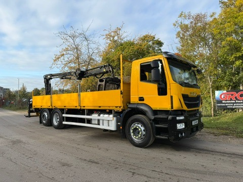 2016 Iveco Stralis 310 Brick Grab Truck - Бортова вантажівка/ Платформа: фото 1 2016 Iveco Stralis 310 Brick Grab Truck - Бортова вантажівка/ Платформа: фото 1