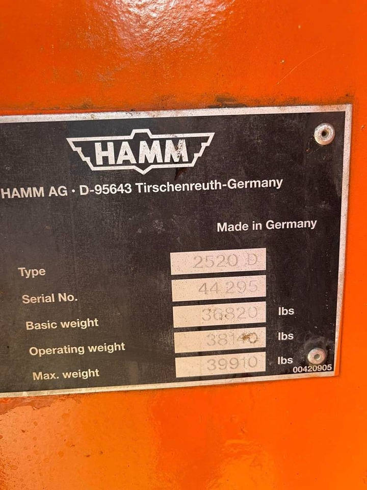 Hamm 2520 D  в лізинг Hamm 2520 D: фото 19