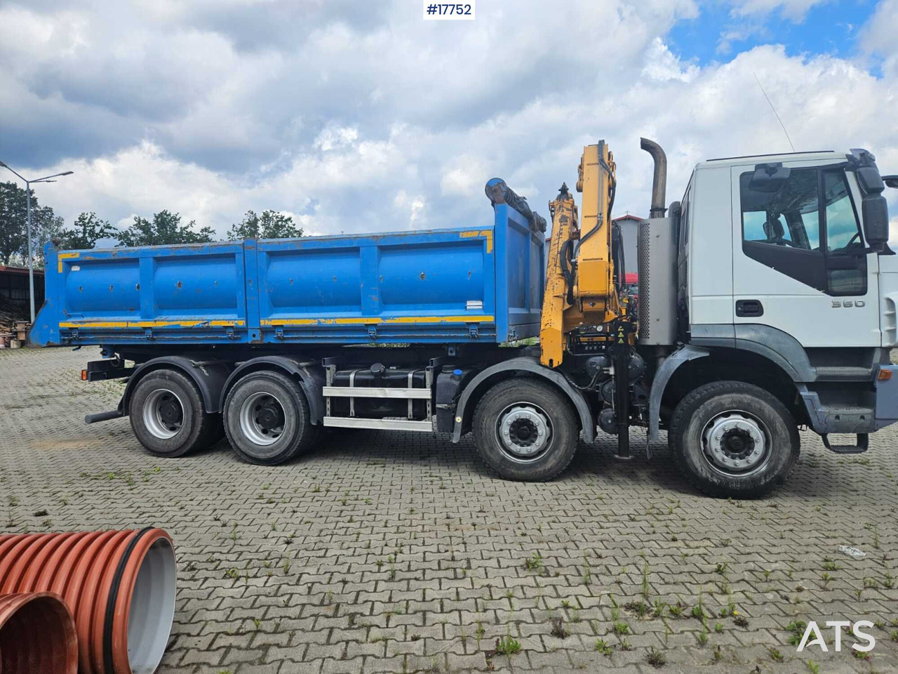 2007 Iveco Trakker +EFFER 210 3s - Вантажівка з маніпулятором, Самоскид вантажівка: фото 2 2007 Iveco Trakker +EFFER 210 3s - Вантажівка з маніпулятором, Самоскид вантажівка: фото 2
