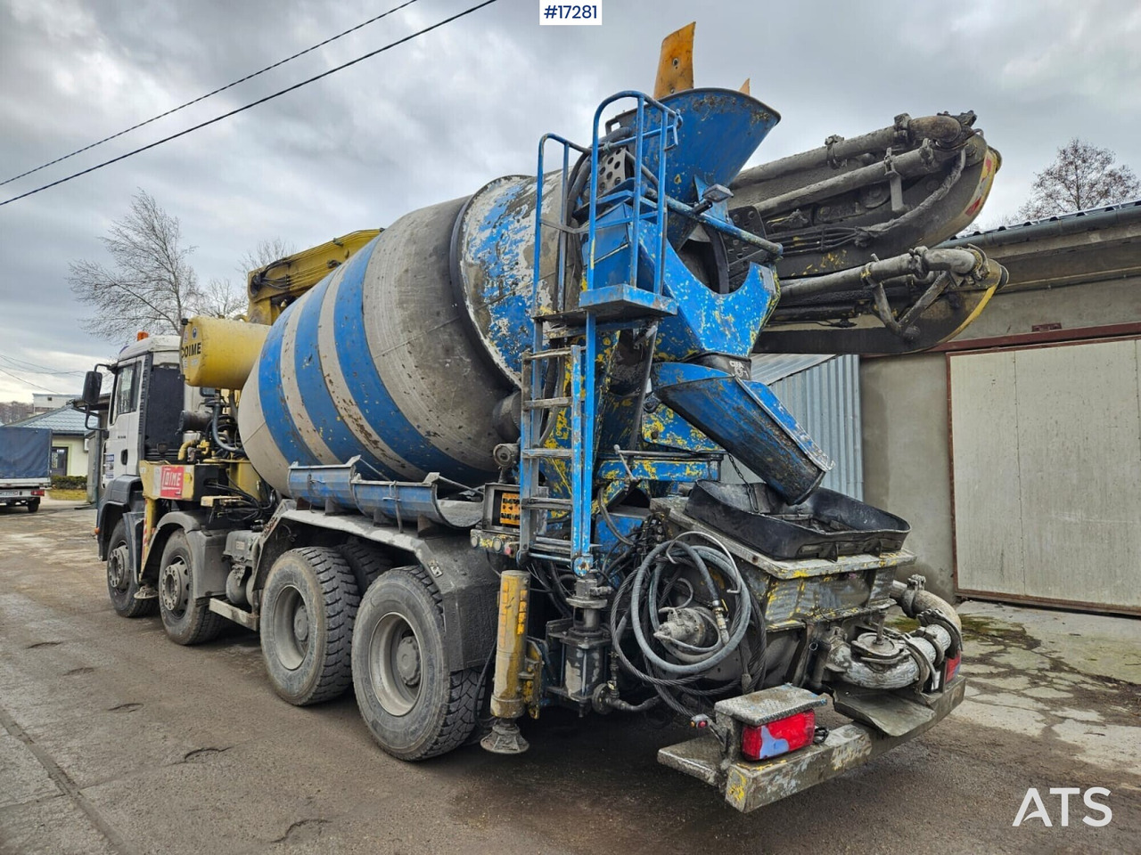 Автобетононасос Coime C311 concrete pump on MAN TGA 41.440 chassis (2008): фото 7