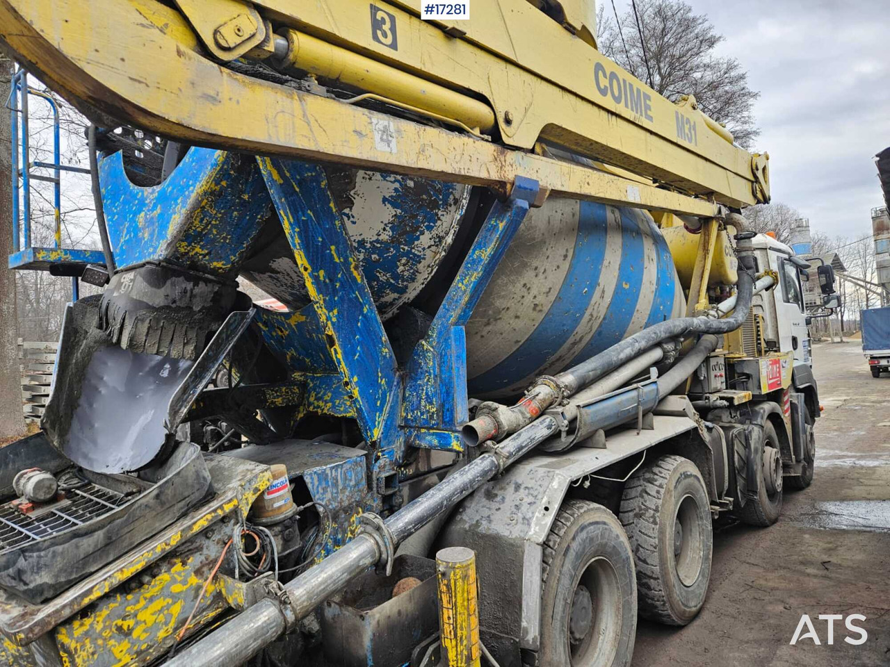 Автобетононасос Coime C311 concrete pump on MAN TGA 41.440 chassis (2008): фото 10