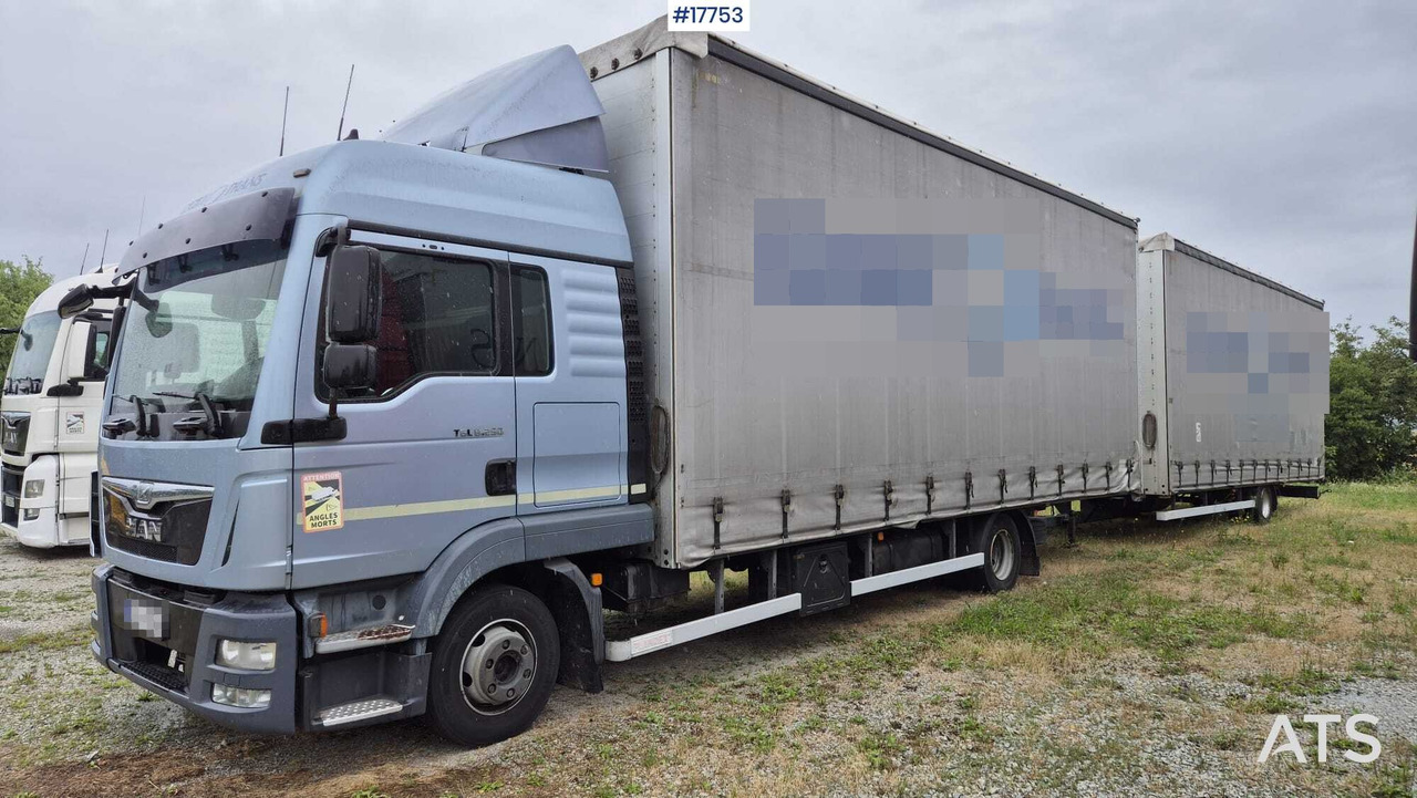 Tandem MAN TGL 8.250 (2014) - Тентована вантажівка: фото 1 Tandem MAN TGL 8.250 (2014) - Тентована вантажівка: фото 1