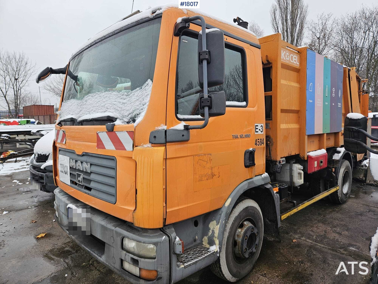 Truck MAN TGA 12.180 (2007) with EKOCEL mini garbage truck body - Сміттєвози: фото 1 Truck MAN TGA 12.180 (2007) with EKOCEL mini garbage truck body - Сміттєвози: фото 1