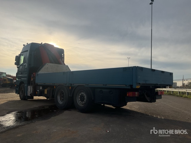 2012 Mercedes-Benz Actros 930.20 2012 HMF 3000-K3 Articulated Bo ... Flatbed Truck with Crane - Бортова вантажівка/ Платформа, Вантажівка з маніпулятором: фото 2 2012 Mercedes-Benz Actros 930.20 2012 HMF 3000-K3 Articulated Bo ... Flatbed Truck with Crane - Бортова вантажівка/ Платформа, Вантажівка з маніпулятором: фото 2