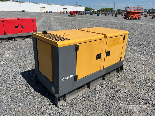 2014 Atlas Copco QAS30 30 kVA Skid-Mounted Generator Set - Електричний генератор: фото 2 2014 Atlas Copco QAS30 30 kVA Skid-Mounted Generator Set - Електричний генератор: фото 2