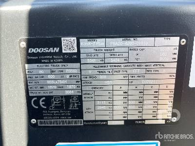 DOOSAN B35X-7 PLUS MAST - FFT, MFH 4380, OAL (Unused) - Електронавантажувач: фото 2 DOOSAN B35X-7 PLUS MAST - FFT, MFH 4380, OAL (Unused) - Електронавантажувач: фото 2