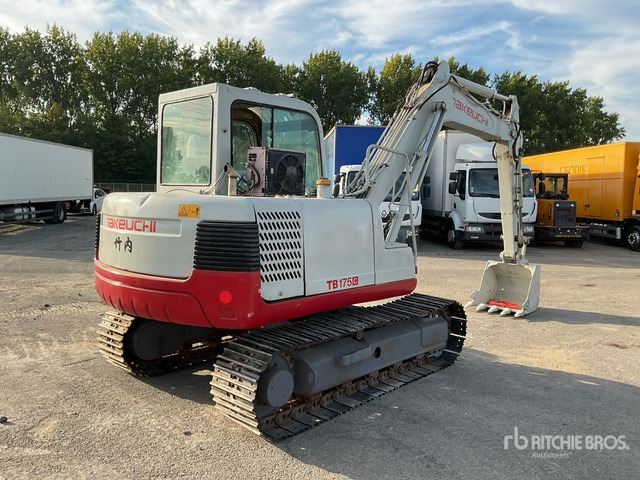 Takeuchi TB175C Tracked Excavator - Гусеничний екскаватор: фото 4 Takeuchi TB175C Tracked Excavator - Гусеничний екскаватор: фото 4