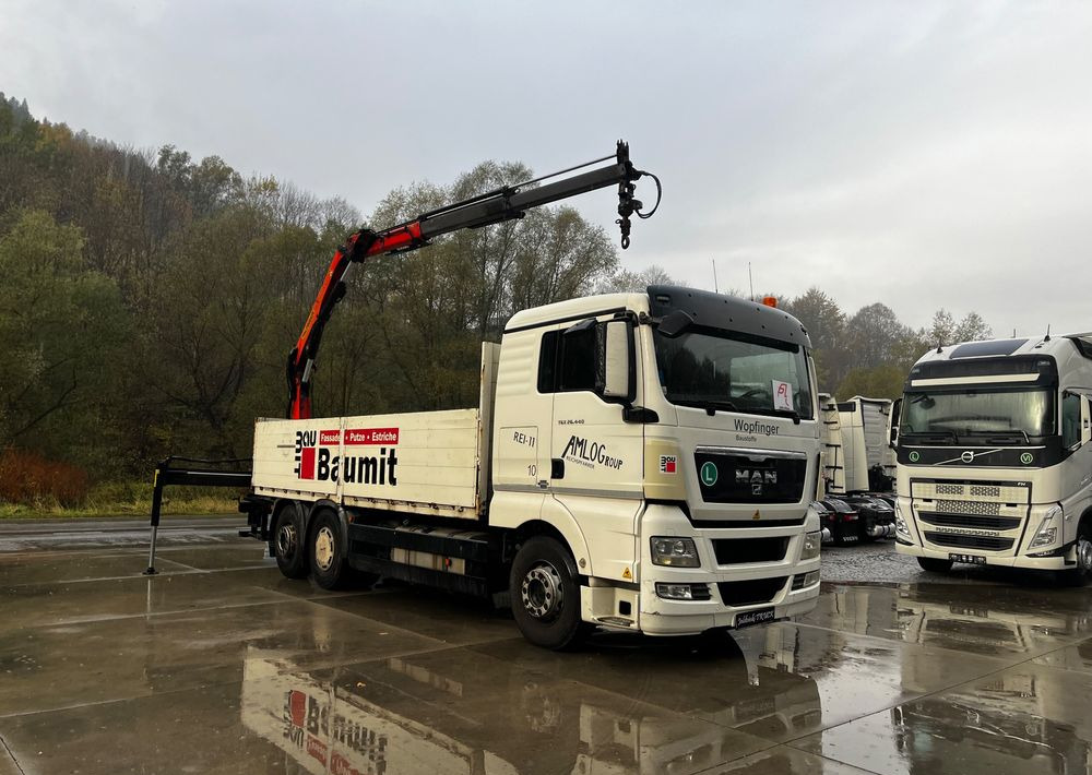 MAN TGX 26.440 // 2009 // Palfinger PK 12001EH Radio // Oś skrętna i podnoszona // - Бортова вантажівка/ Платформа, Вантажівка з маніпулятором: фото 3 MAN TGX 26.440 // 2009 // Palfinger PK 12001EH Radio // Oś skrętna i podnoszona // - Бортова вантажівка/ Платформа, Вантажівка з маніпулятором: фото 3