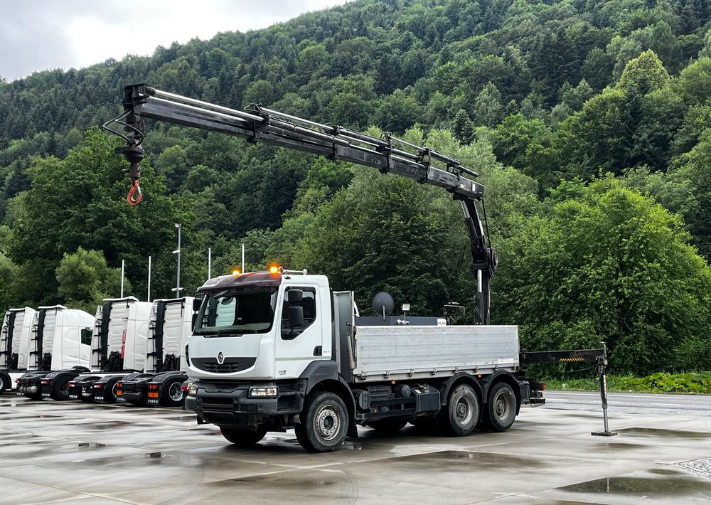Renault Kerax 380 EEV // Skrzynia Burtowa // HIAB XS166 Hipro + Radio // Zwolnice // // - Бортова вантажівка/ Платформа, Вантажівка з маніпулятором: фото 1 Renault Kerax 380 EEV // Skrzynia Burtowa // HIAB XS166 Hipro + Radio // Zwolnice // // - Бортова вантажівка/ Платформа, Вантажівка з маніпулятором: фото 1