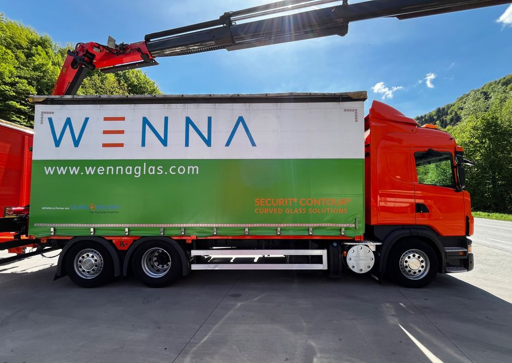 Scania G420 // Tandem // HDS Palfinger 18002 EH // Przyczepa // Oś skrętna podnoszona // Video !!! - Тентована вантажівка, Тентований причіп: фото 4 Scania G420 // Tandem // HDS Palfinger 18002 EH // Przyczepa // Oś skrętna podnoszona // Video !!! - Тентована вантажівка, Тентований причіп: фото 4