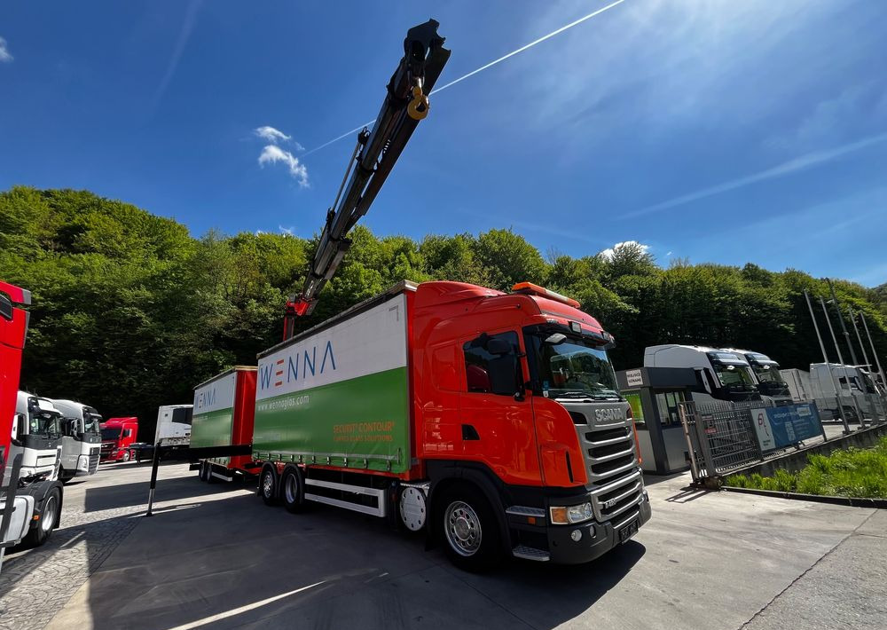 Scania G420 // Tandem // HDS Palfinger 18002 EH // Przyczepa // Oś skrętna podnoszona // Video !!! - Тентована вантажівка, Тентований причіп: фото 2 Scania G420 // Tandem // HDS Palfinger 18002 EH // Przyczepa // Oś skrętna podnoszona // Video !!! - Тентована вантажівка, Тентований причіп: фото 2