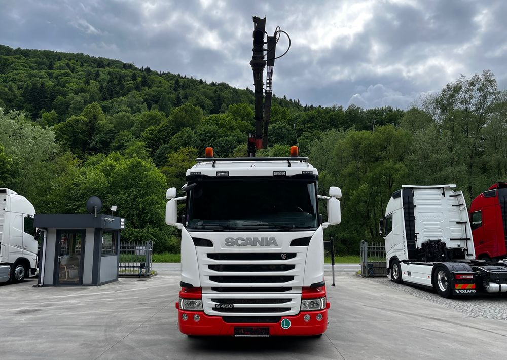 Scania G450 // 6x2// Skrzynia 6.40x2.49 // HDS Palfinger // Oś skrętna podnoszona // - Бортова вантажівка/ Платформа, Вантажівка з маніпулятором: фото 3 Scania G450 // 6x2// Skrzynia 6.40x2.49 // HDS Palfinger // Oś skrętna podnoszona // - Бортова вантажівка/ Платформа, Вантажівка з маніпулятором: фото 3