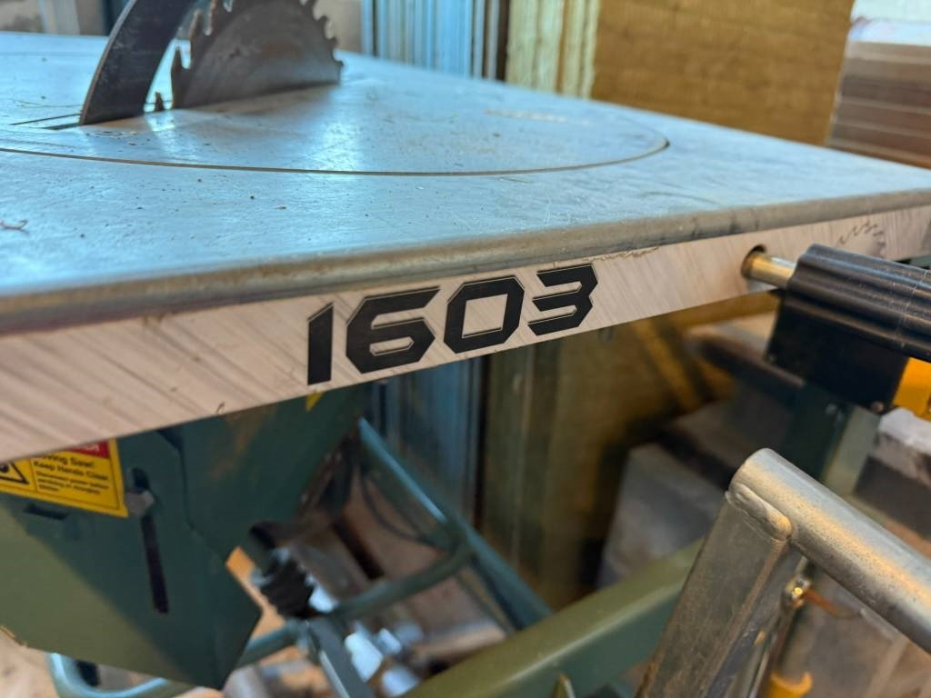 Ernex 1603 230/400 V gjerdesag med rullebord - Деревообробний верстат: фото 4 Ernex 1603 230/400 V gjerdesag med rullebord - Деревообробний верстат: фото 4