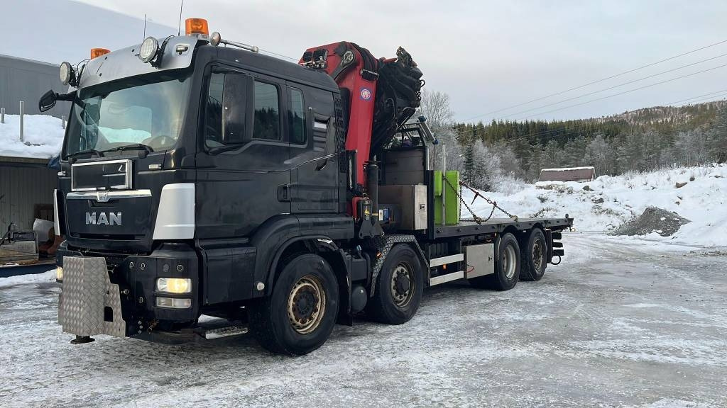 MAN TGS 35.480 8x4 60 tm HMF crane - Вантажівка з маніпулятором: фото 1 MAN TGS 35.480 8x4 60 tm HMF crane - Вантажівка з маніпулятором: фото 1